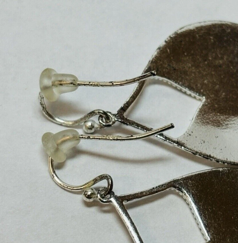Isabella M Sterling 925 Silver Hammered Teardrop Dangle Earrings - Image 2 of 4