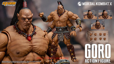 Storm Toys GORO MORTAL KOMBAT DCMK18 1/12 Scale Figure 3 Heads