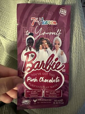 Barbie Purifying Gesichtsmaske Pink Chocolate for all Skin Types 1 Anwendung