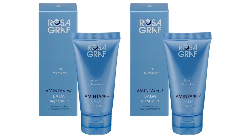 Rosa Graf Amintamed Balm night 2er Pack (2 x 50 ml) Nachpflege für unreine Haut