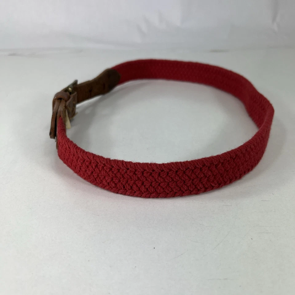 Cinturón elástico rojo GAP - cuero genuino - para mujer talla 26 Foto 2 de 4