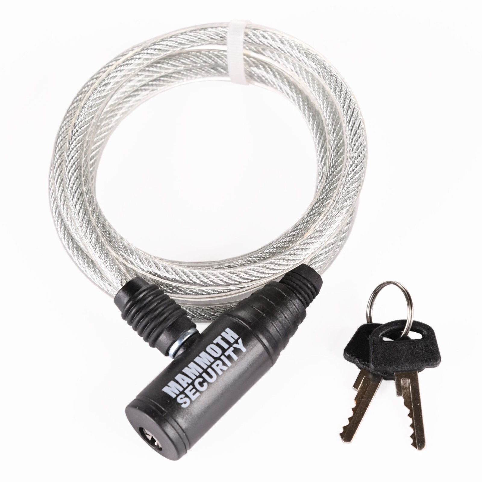 Mammoth Motorcycle Helmet Lock 6mm x 1.65m Motorbike Lid Lock Gear Luggage Lock