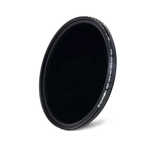 ZOMEI 40.5-82mm Slim anti-lock GND Fader Adjustable ND2-400 ABS Filter For SLR - Picture 13 of 22