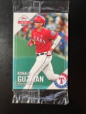 Texas Rangers National Baseball Card Day 5 Card Team Set SGA Guzman On Top