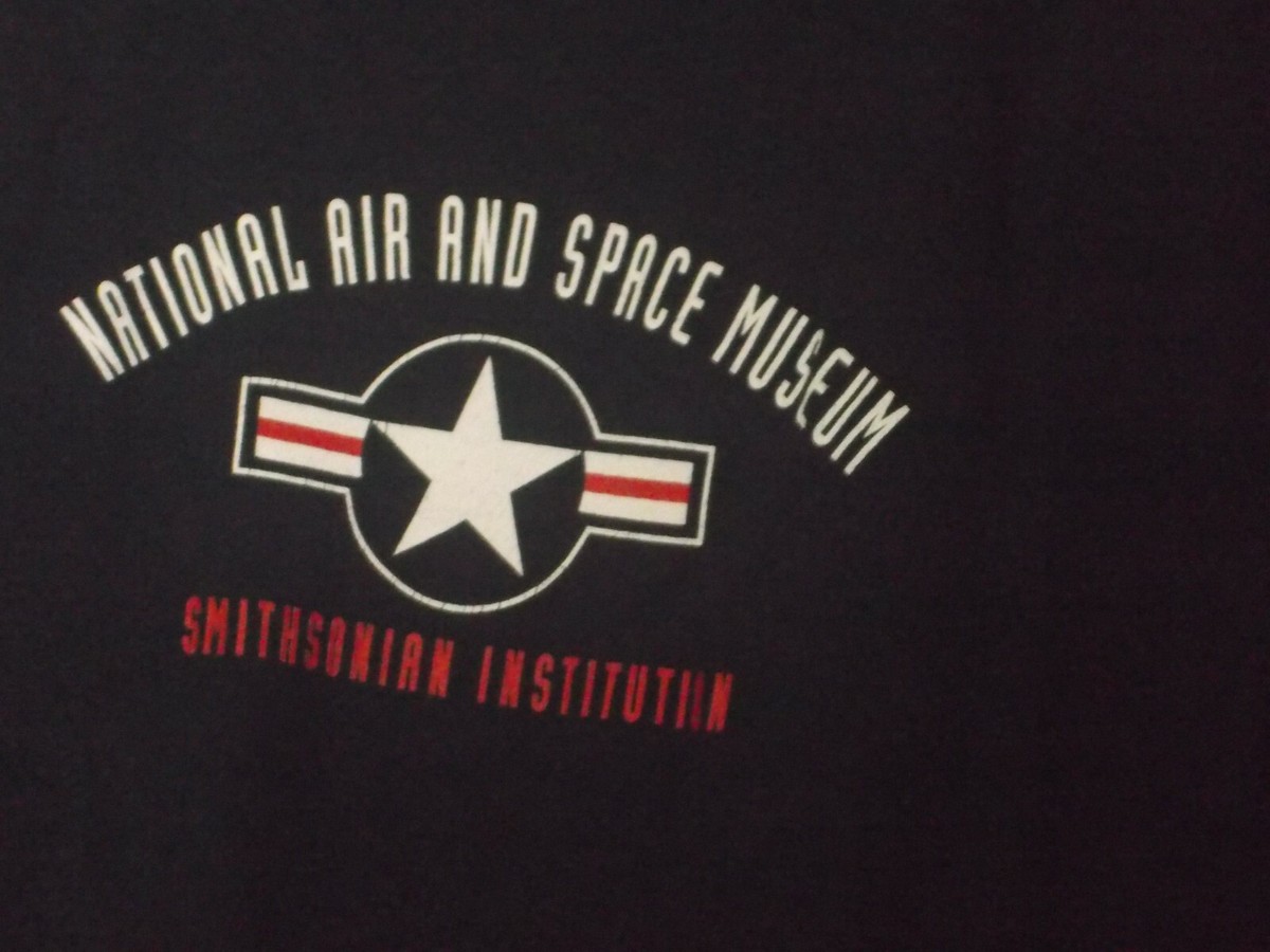T-shirt Homme Smithsonian National Air And Space Museum - Taille M - Bleu - 100% Coton - Occasion Très Bon état