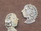 ARTESIAN Ethnic  Woman's  Earrings Pierced ~ 925 Sterling  One of a Kind — photo 5