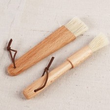 Functional Beechwood Oil Brushes for All Your For Cooking Needs 2 Pack