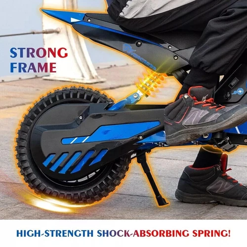 EVERCORSS EV12M Electric Kid Motorcycle – 300W Motor, 36V E-Motorcycle Blue - Picture 9 of 14