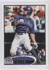 2012 Topps Factory Set Corrected Stat Line Eric Young Jr #242 0h1