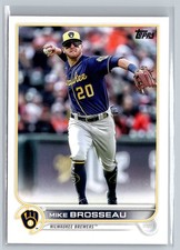 2022 Topps Update #US90 Mike Brosseau Milwaukee Brewers