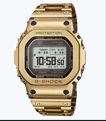 Brand new unused  genuine  G-Shock full metal GMW BZ5000GD 9JF gold comp