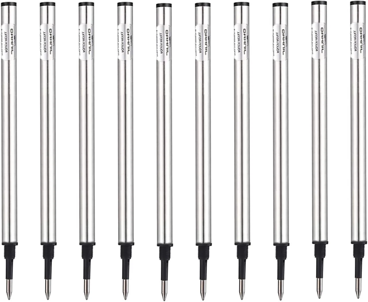 10 PCS Jinhao Roller Ball Pen Refills, Screw Type, Black Color, Medium Point,... - Picture 1 of 5