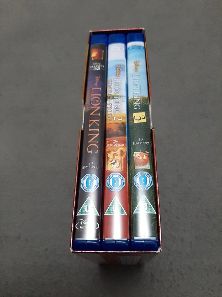 Disney the Lion King 3 Movie Collection Blue Ray Box Set - Image 4 of 4