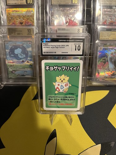 2023 Pokemon Playing Cards Japanese Old Maid Super High Tension Togepi CGC 10
