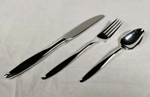 Vtg Gorham Sterling Flatware ASPEN Pattern - Knife, Fork & Teaspoon - 3 pcs
