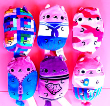 6 Cats vs Pickles Plush Quilty Kitty, SAYLOR, Cat Mouflage, BEAN, Crayon, ZIP