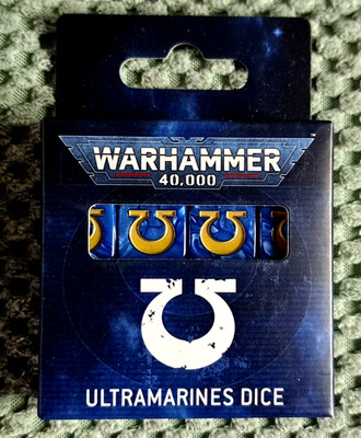 Games Workshop Warhammer Ultramarines Dice - Neu & OVP