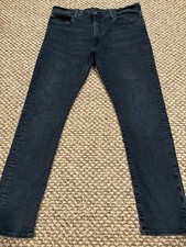 Levi  s Men  s 512 Premium Slim Tapered Flex Fit Blue Jeans 36x32