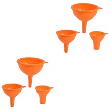  2 Pieces Funnel for Transferring Liquids Collapsible Silicone Kitchen Use
