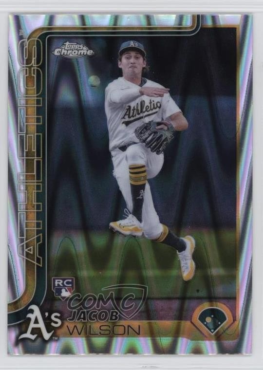 2025 Topps Chrome RayWave Refractor Jacob Wilson #96 1sj2