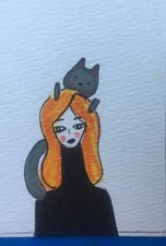 Aceo Original Mixed Media Art