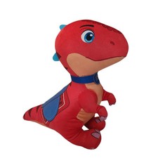 Dino Ranch Blitz The Red Raptor Dinosaur 11  Plush Stuffed Animal