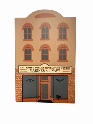 Vintage The Cats Meow Faline 1993 U.S. Armed Forces Recruiting Center Marines