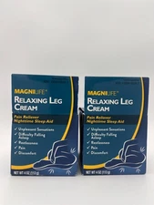2x MAGNILIFE RELAXING LEG CREAM HOMEOPATHIC 4oz EACH SEALED MR 209