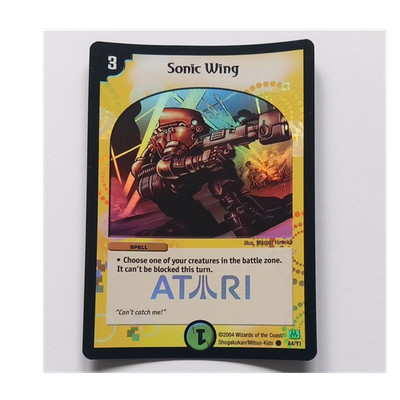 Duel Masters Sonic Wing Englisch 2004 ATARI PROMO A4/Y1 Holo
