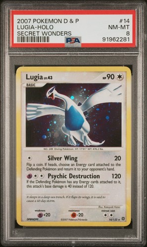 Lugia graded PSA 8 for sale on eBay