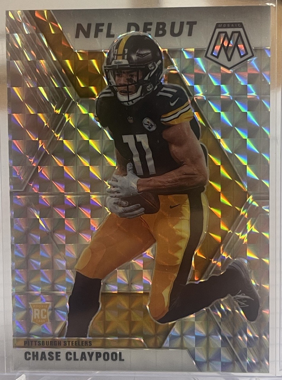 Chase Claypool Panini Mosaic #278 Silver