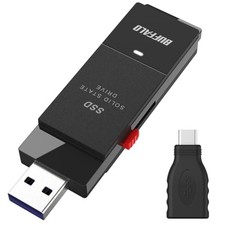 Buffalo SSD External 500GB USB3.2 Gen2 Read Speed  600MB/s PS5/PS4 Manufacturer