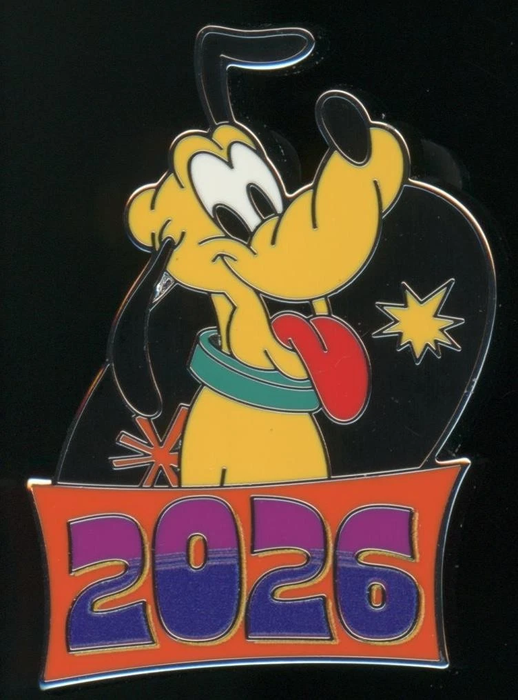 Pluto Mickey and Friends 2026 Dated Mystery Disney Pin 181095