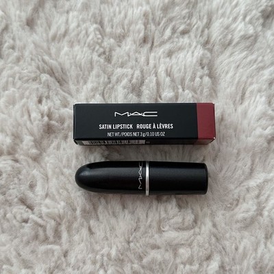 MAC Satin Lippenstift - 824 Zweige 3g volle Größe NEU IM KARTON eingestellter Farbton