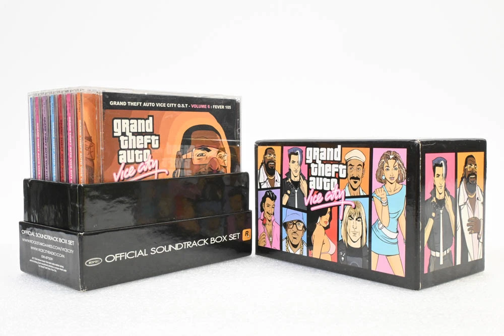 Grand Theft Auto Vice City Official Soundtrack 7-CD Box Set 2002 Epic EXK-87009 - 画像1/11