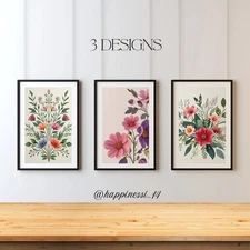 Botanical Elegance Print Designs - Instant Download Printable Digital Wall Art