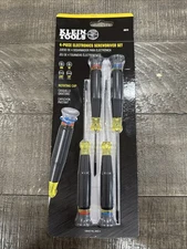 Klein Tools 85615 Precision Screwdriver Set, Slotted, and Phillips 4-Piece