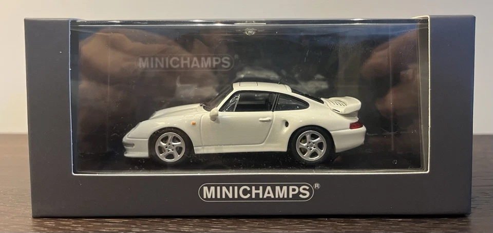 Porsche 911 Turbo S 993 Minichamps  1 43 Grand Prix White ! 1 Of 300! Very Rare! - Immagine 4 di 4