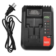 Fast Charger For BLACK+DECKER 20V MAX Lithium Battery Charger, 2 Amp (BDCAC202B)