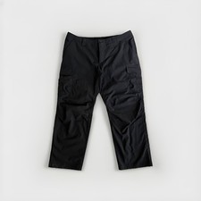Under Armour Men's Black Cargo Pants Loose Fit Polyester Tactical 42x30