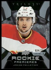 2023-24 Upper Deck Trilogy Rookie Premieres Level 3 Jakob Pelletier RC /299 #211