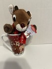 NWT! Rudolph The Red-Nosed Reindeer 6” Plush In Mug