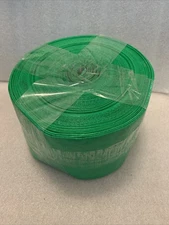 3"x100FT Pool Backwash Hose, Water Discharge Hose, Green Lay Flat Hose