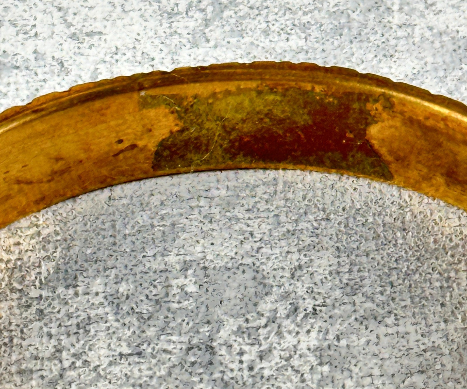 Bangle Bracelet Brass Rectangular Handcarved Cros… - image 6