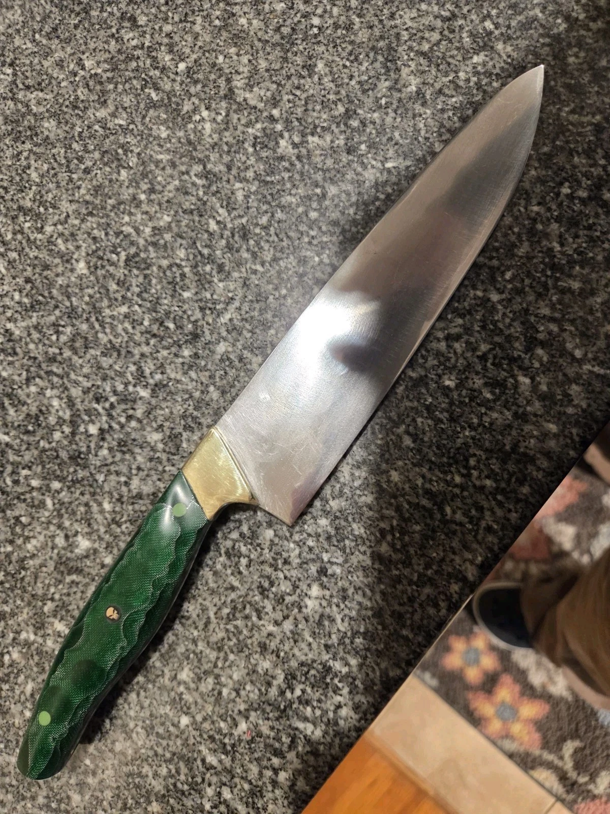 7-3/4" Nitro-V Stainless Chef's Knife With Green Raffir Handle
Opens in a new window or tab