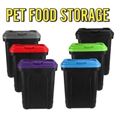 30L DRY FOOD STORAGE BIN CONTAINER BOX WILD BIRD SEEDS CAT DOG PET ANIMAL