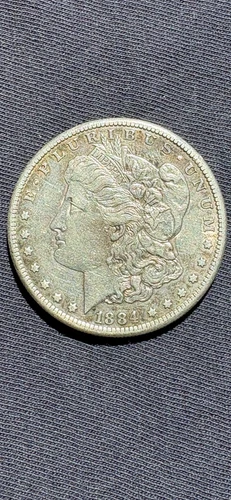 1884 S Morgan Silver Dollar XF/AU