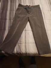 Dockers Mens Khaki Smart 360 Flex Size 36 X 29 Stretch Flex Gray Casual Work