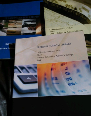 College Accounting 12/e Pearson Custom Library For Ashworth College 