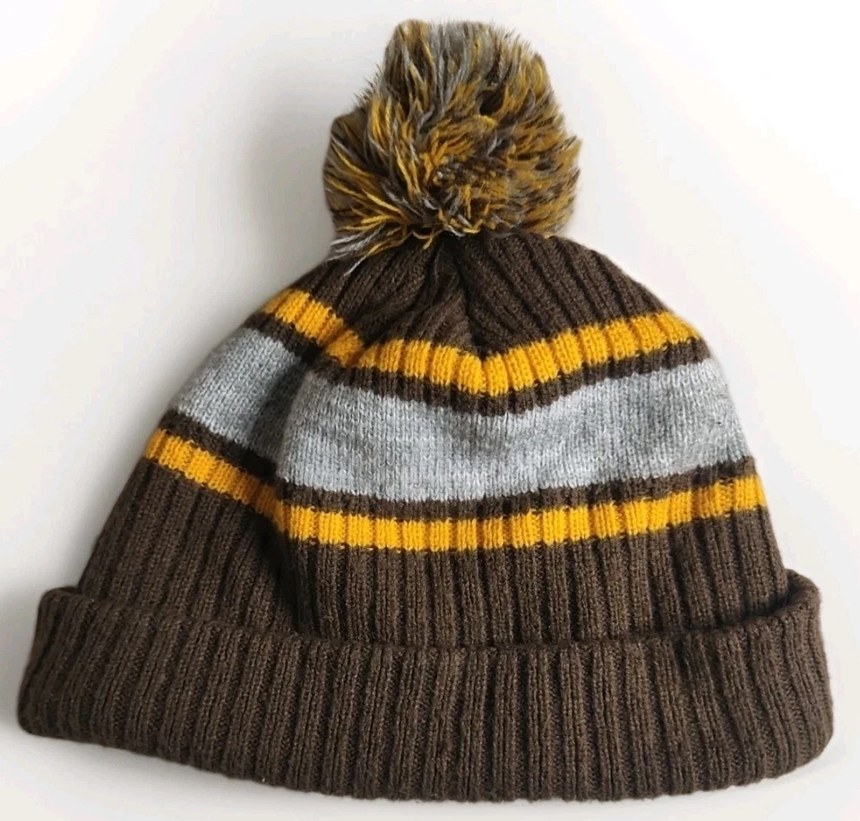 Gorra Oficial Marca Zephyr Para Hombre Marrón Wyoming Vaqueros Rayas Tejido Talla Única Foto 2 de 3